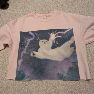 Taylor Swift Olivia Pink Crop Sweatshirt - Reputation Merch